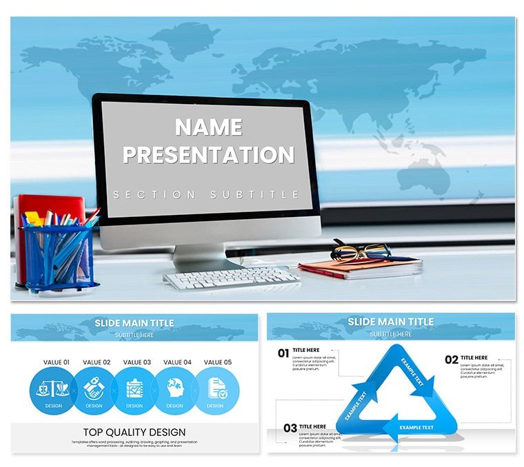 Education Learning Online Keynote Template - Download Now