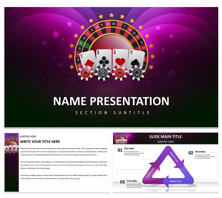 Bet Triumph Casino Keynote Template for Presentation