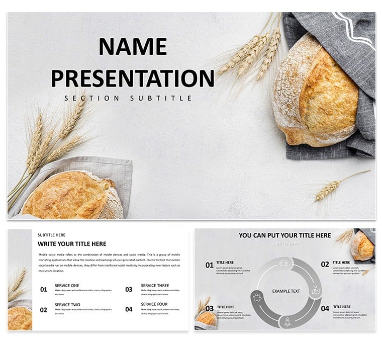 Mouthwatering Baking Keynote Template: Presentation