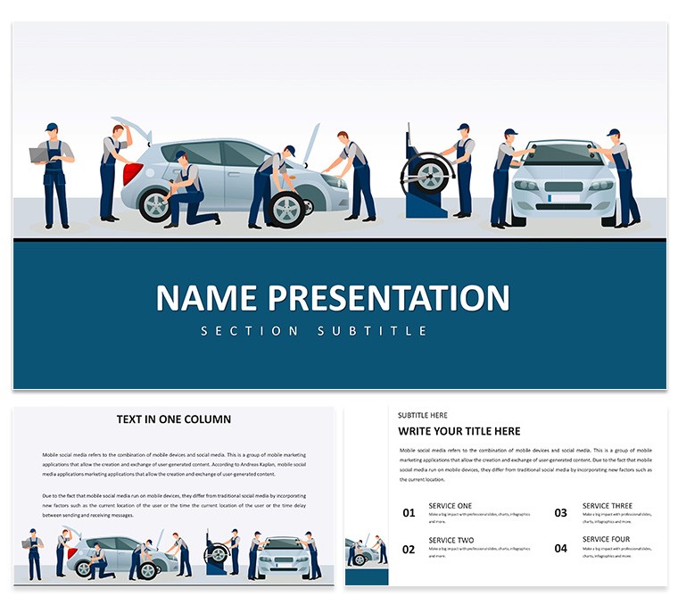 Car Maintenance and Repair Keynote Template: Presentation