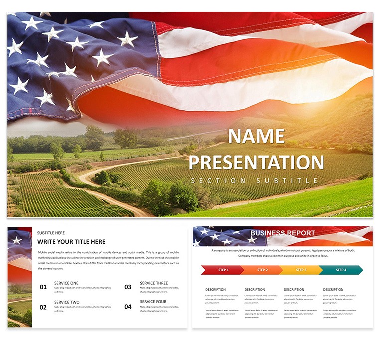 United States History Keynote Template Presentation