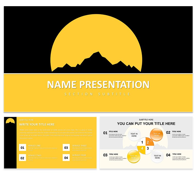 New Beginnings Keynote Template: Design Presentation