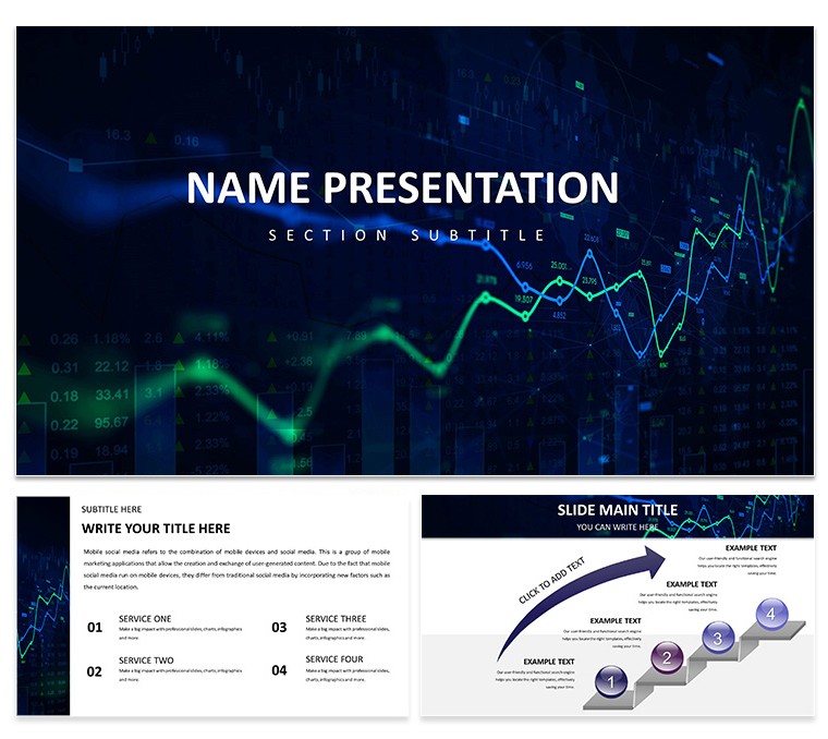 Visualization Financial Data Keynote Template