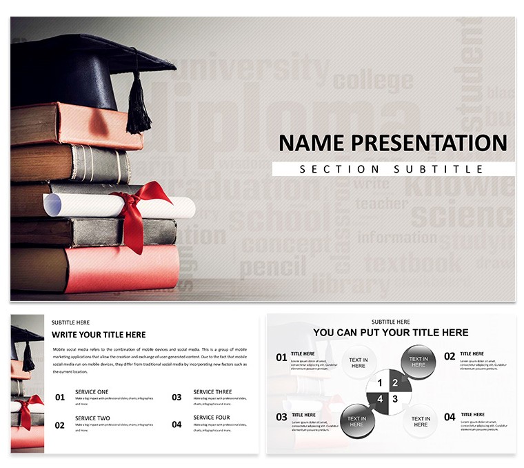 Knowledge and Wisdom Keynote Template: Education Presentation