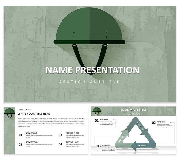 Military Protection Keynote Template - Presentation