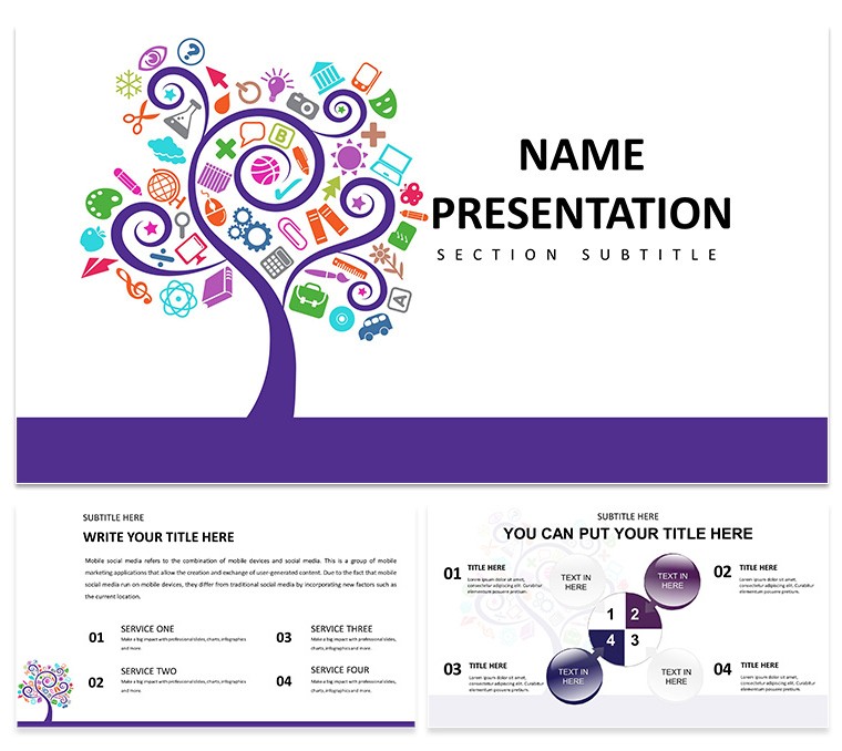 Tree of Knowledge Keynote Template for Presentation