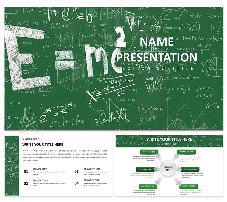 Mathematical Formulas Keynote Template