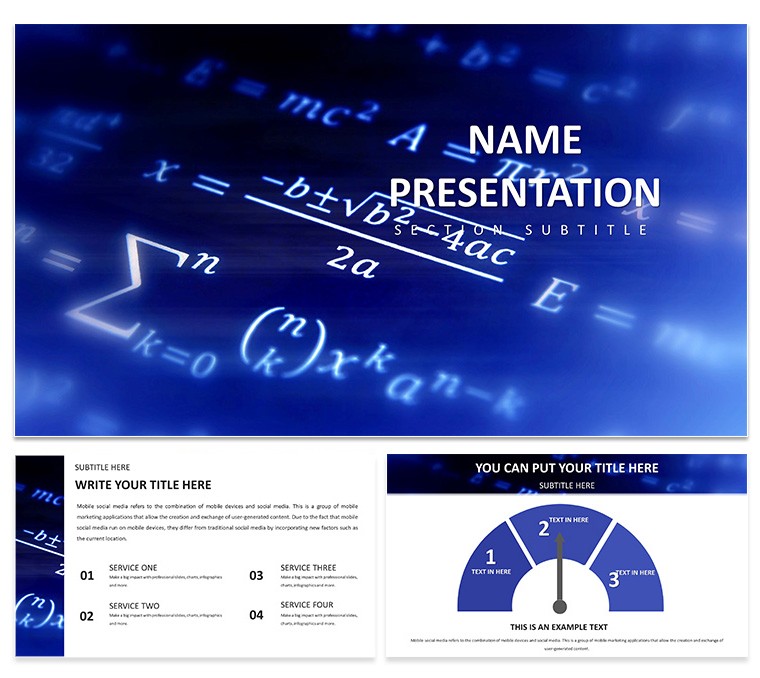 Mathematics Keynote Template: Education Presentation