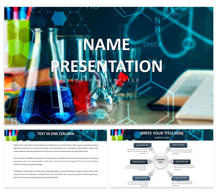 Lab Report or Scientific Discovery Keynote Template for Presentation