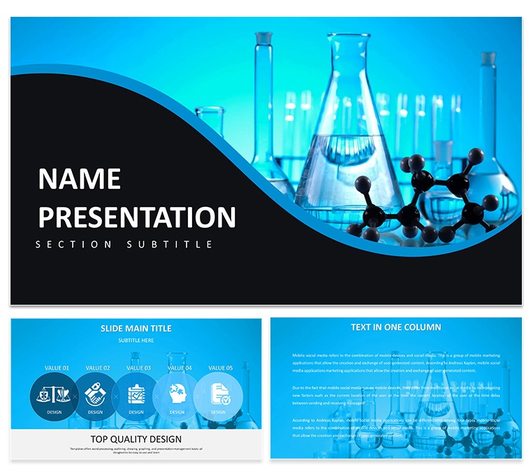 Lab Report Scientific Keynote Template for Presentation