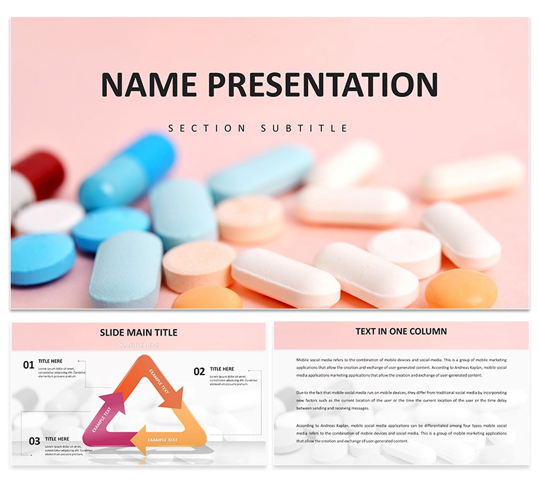 Modern Medicine Minimalist Keynote Template for Presentation