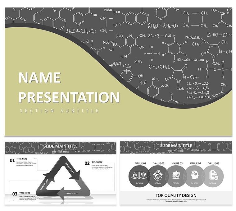 Molecular Mastery Scientific Keynote Template for Presentation