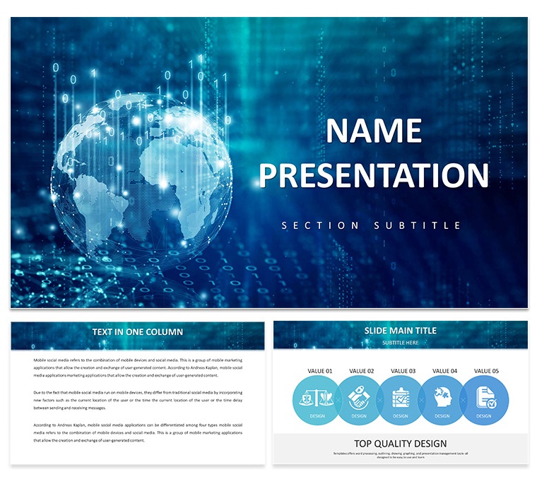 Global Tech Keynote Template - Download Presentation