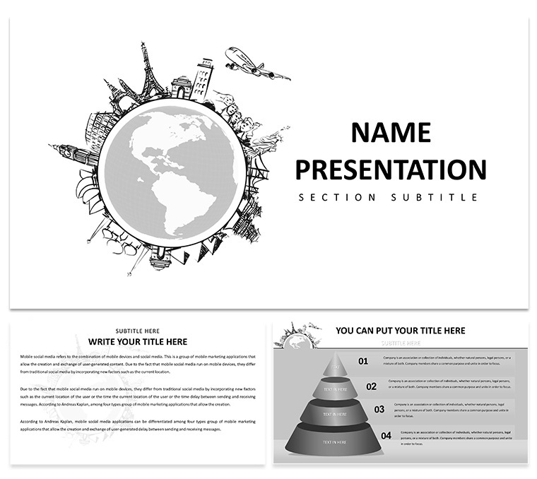 Around the World Keynote Template - Download Free