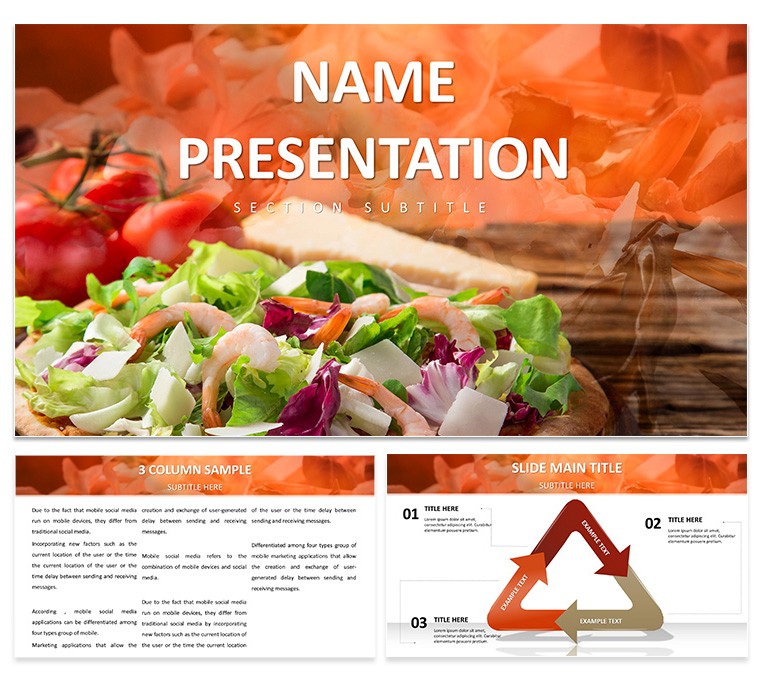 Food Industry Keynote Template for Presentation