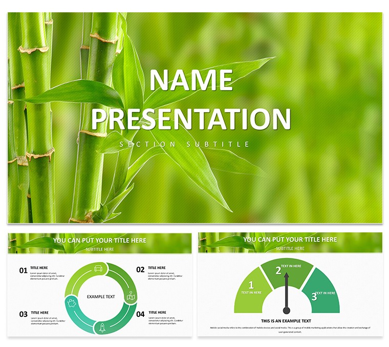 Bamboo Keynote Template - Download Design Presentation