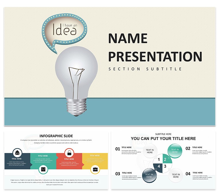 Innovative Ideas Keynote Slides Template - Download