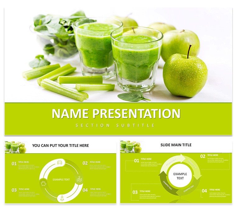 Healthy Living Keynote Presentation Template - Download Free