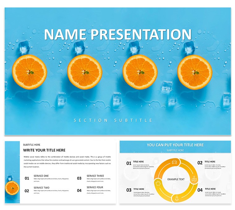 Tropical Breeze Keynote Template Presentation