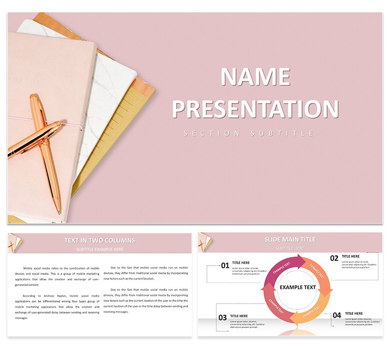 Elegant Corporate Keynote Template Presentation