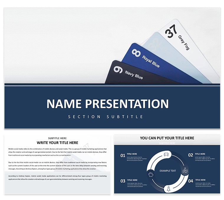 Free Folders of New Ideas Keynote Template