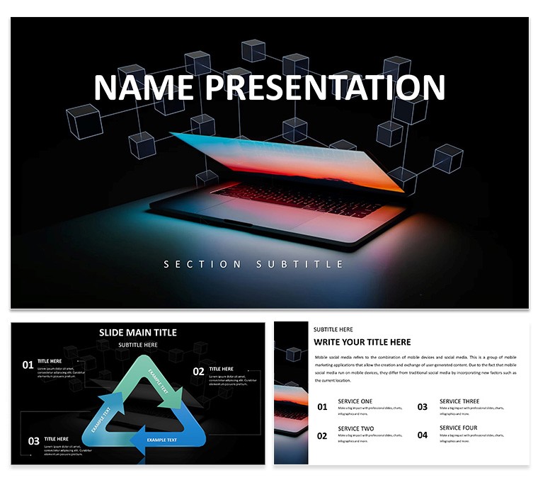 Digital Solutions Keynote Template for Presentation