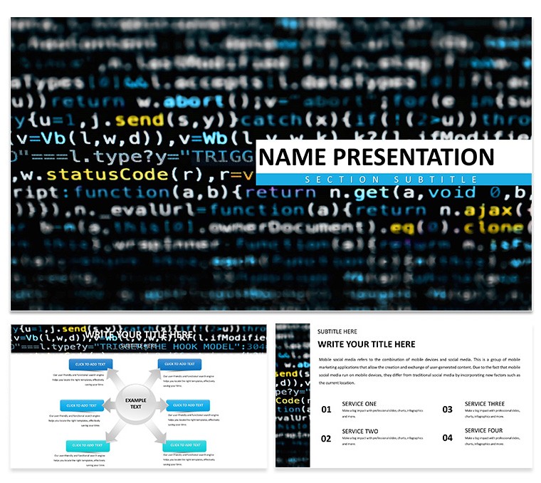 Programming Language Keynote Template for Presentation