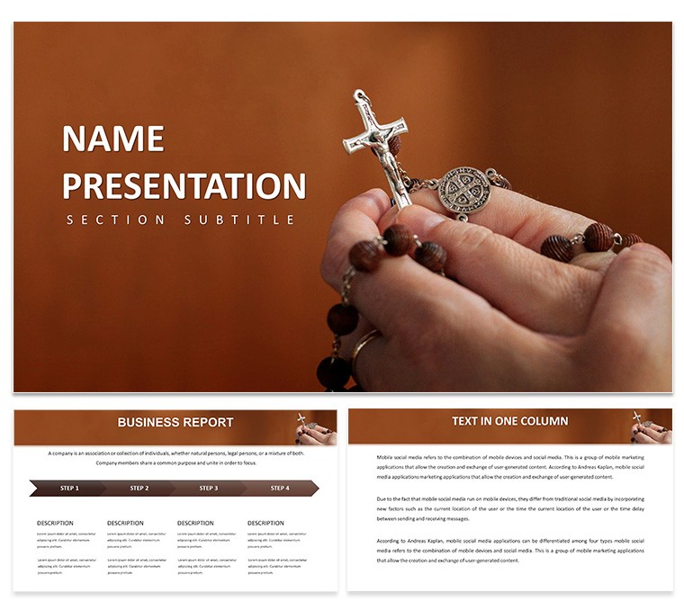 Path to Enlightenment Keynote Template for Religious Presentation