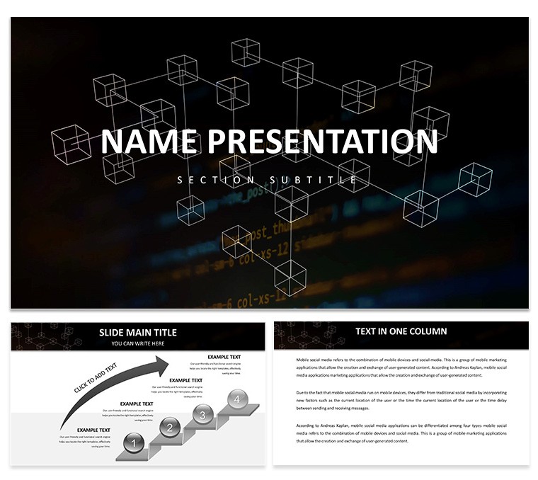 Structure Blockchain Technology Keynote Template | Presentation