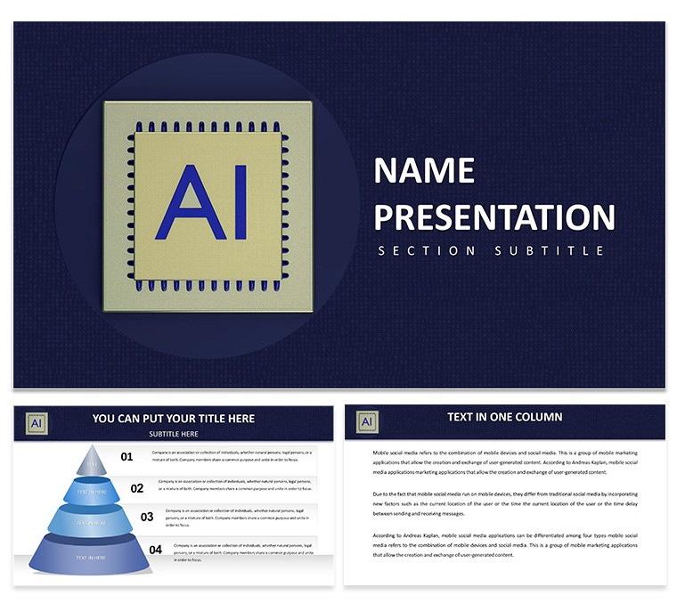 Download Artificial intelligence (AI) Template for Keynote Presentation