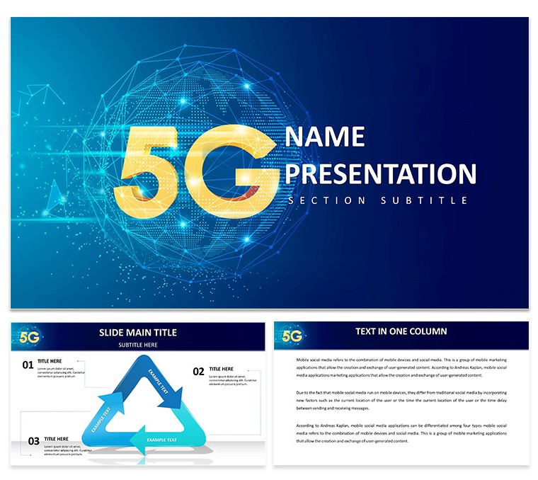 5G Network Technology Keynote Template - Download