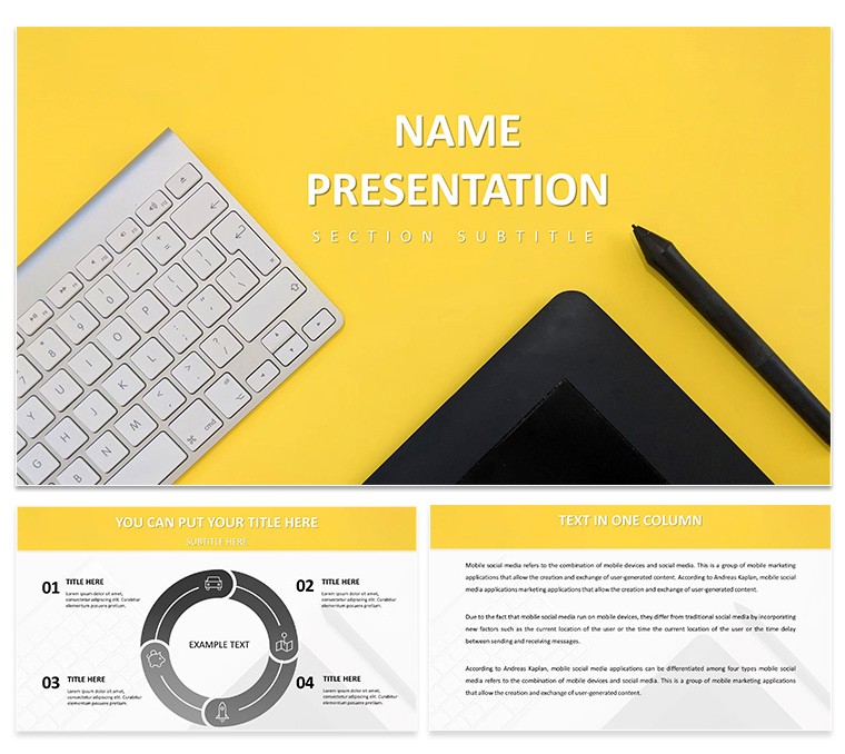 Free Download Digital Marketing Keynote Presentation Template