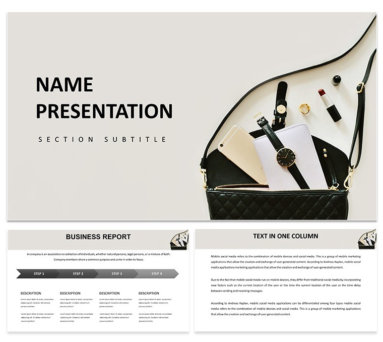 Fashion Keynote Presentation Template