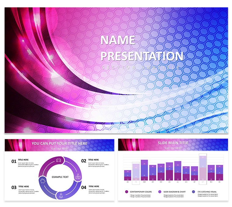 Abstract Project Proposal Keynote Presentation Template