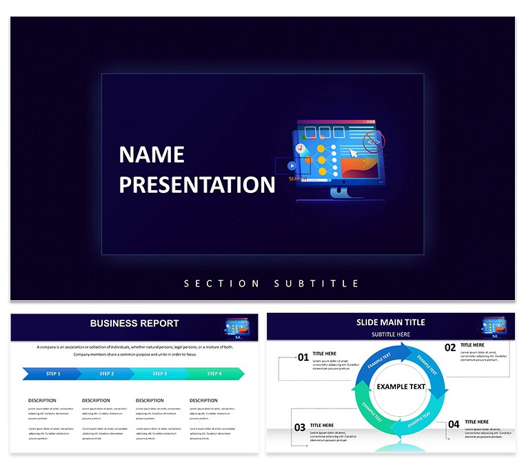 Cybersecurity and Data Protection Keynote Template - Download