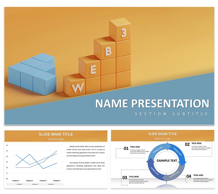 Download Web 3.0 Technology template for Keynote Presentation