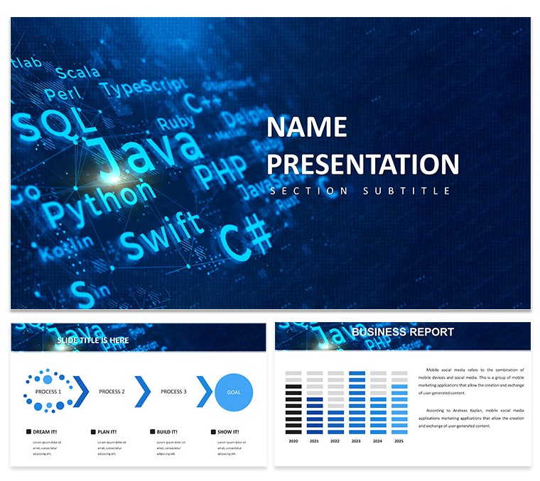 Programming Languages Keynote Template for Presentation