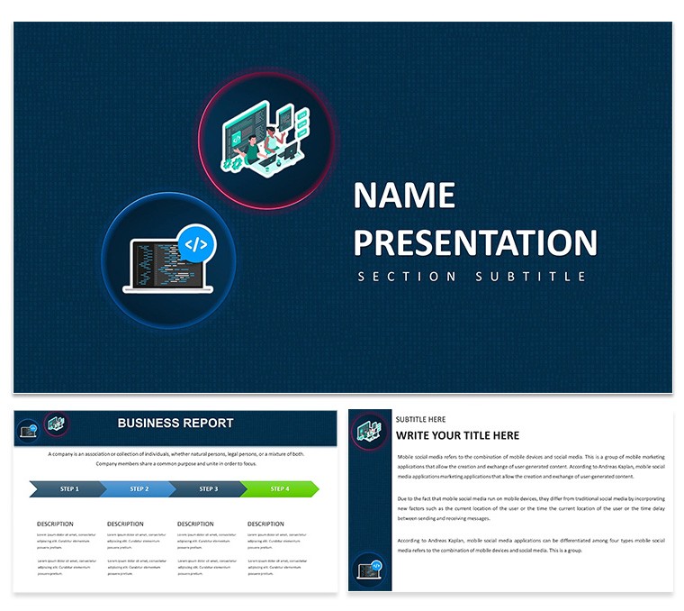 Download Technology Innovation Keynote Template