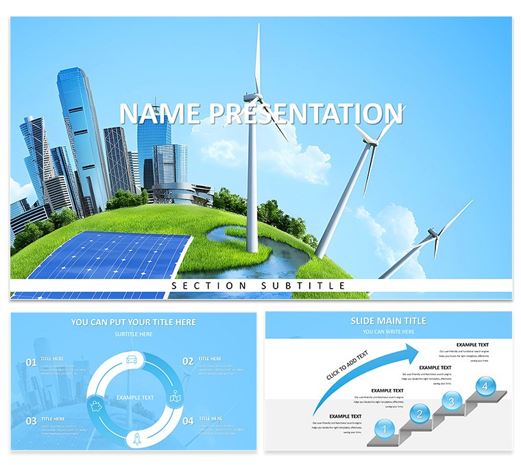 Investing in Renewable Energy Template for Keynote Presentations