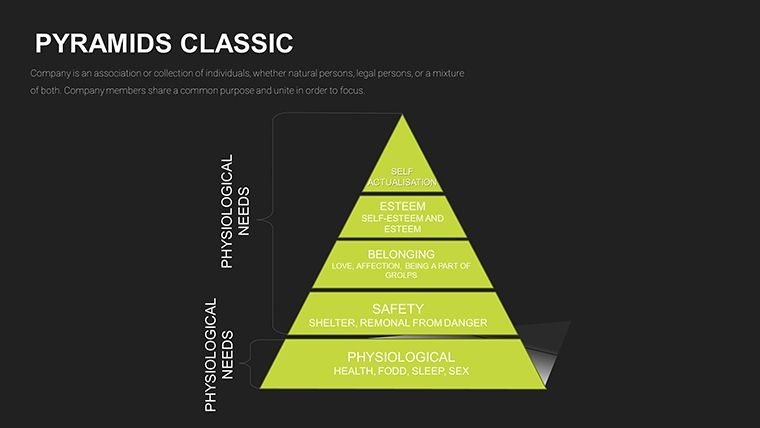 Pyramid Classic PowerPoint Charts Template | ImagineLayout.com