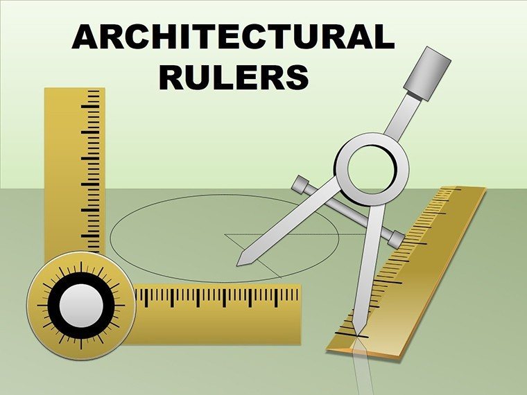 Architectural Rulers Download PowerPoint charts