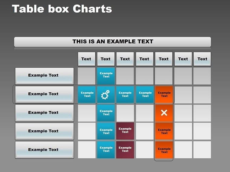 Table Box 2 PowerPoint Charts Template Presentation