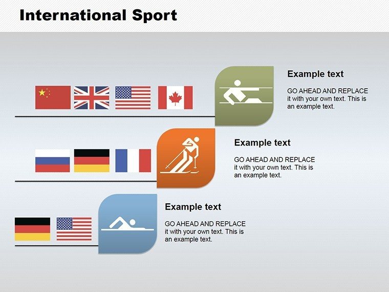 International Sport PowerPoint Charts | ImagineLayout.com