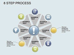 8 Step Process PowerPoint Charts | ImagineLayout.com