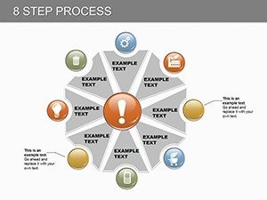 8 Step Process PowerPoint Charts | ImagineLayout.com