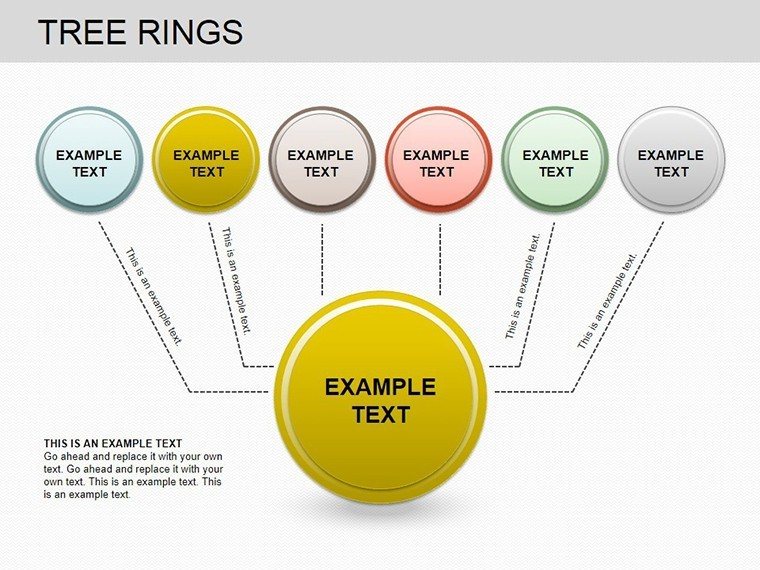 Tree Rings PowerPoint Charts