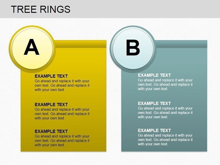 Tree Rings PowerPoint Charts Template - Download Presentation
