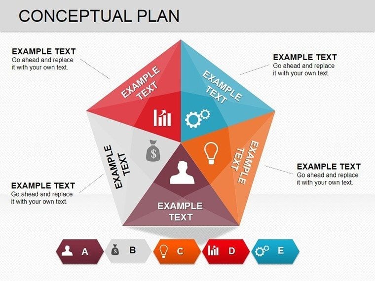Conceptual Plan PowerPoint charts