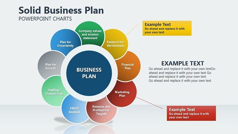 Solid Business Plan PowerPoint charts