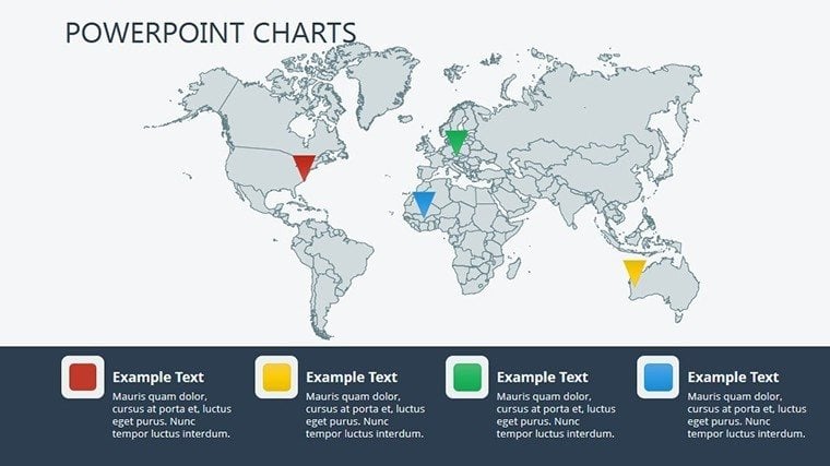 Map World Economy PowerPoint charts